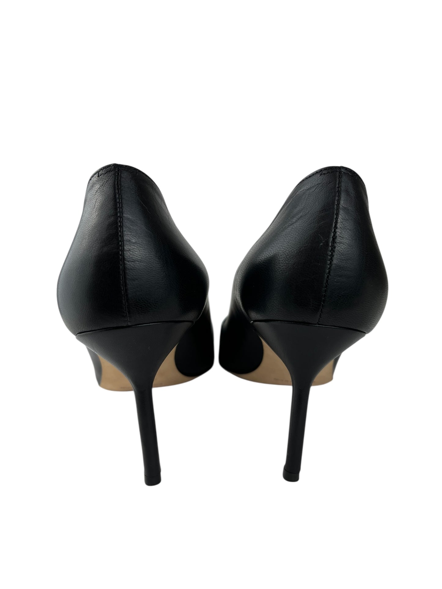 Manolo Blahnik Black 70 Calf Leather Pumps (EU 39,5)