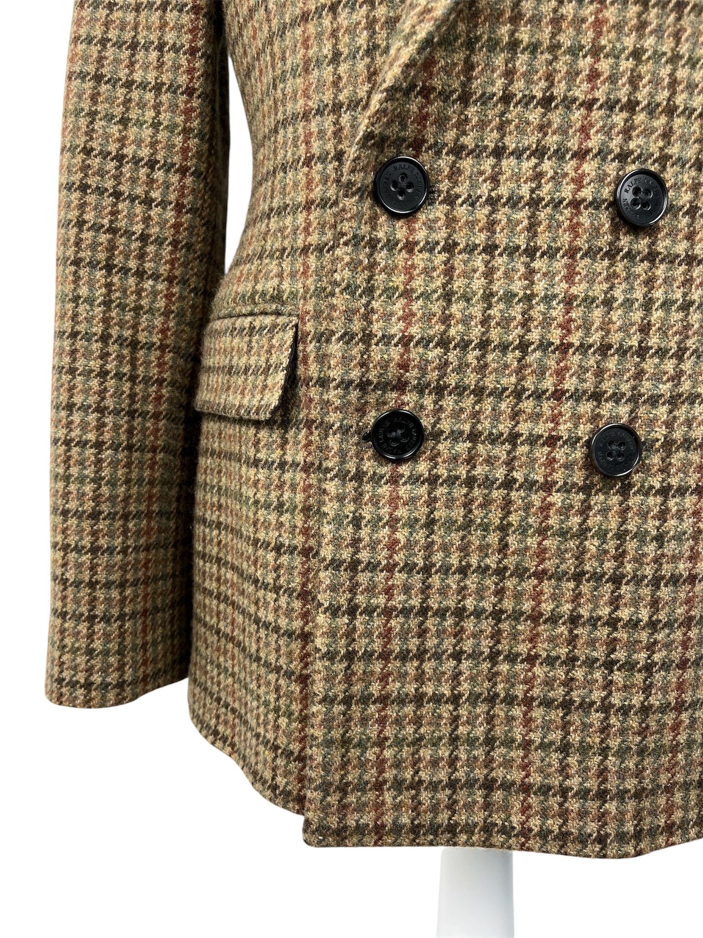 Ralph Lauren Collection Double-Breasted Tweed Blazer (US 6/EU 36)
