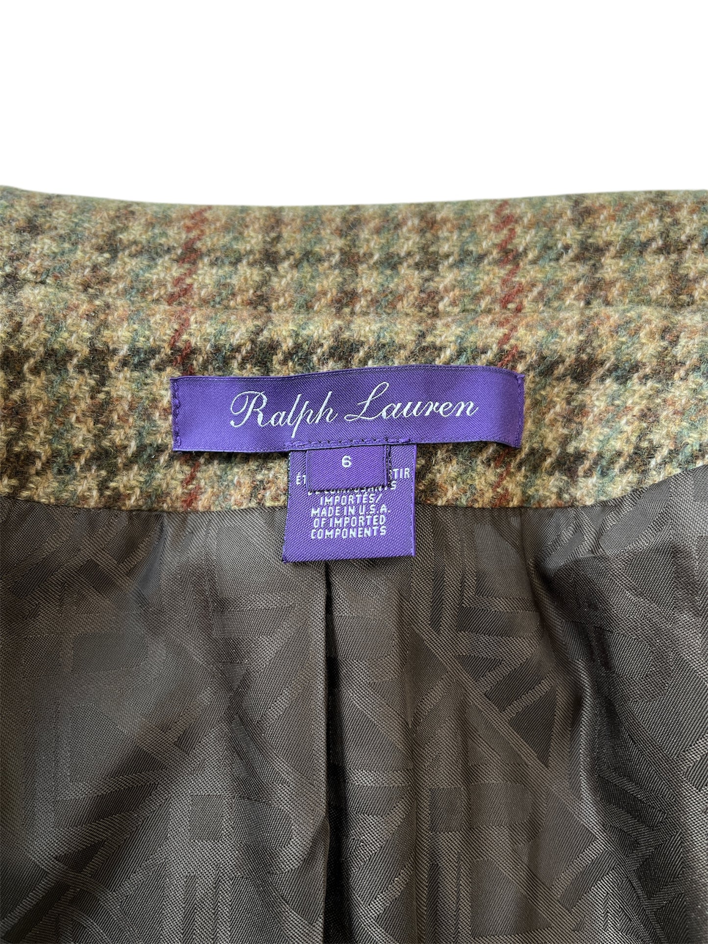 Ralph Lauren Collection Double-Breasted Tweed Blazer (US 6/EU 36)