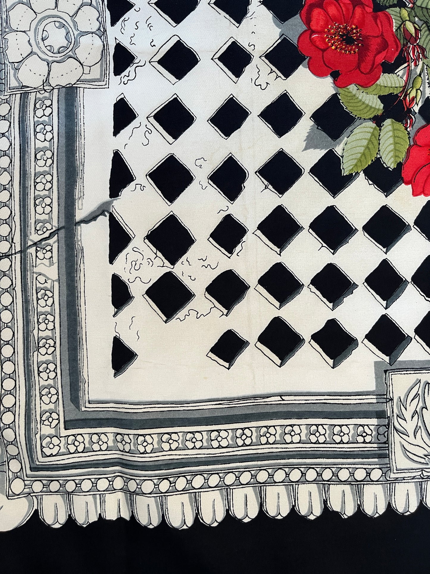 Hermès Vintage Silk Scarf size 70 from 1960