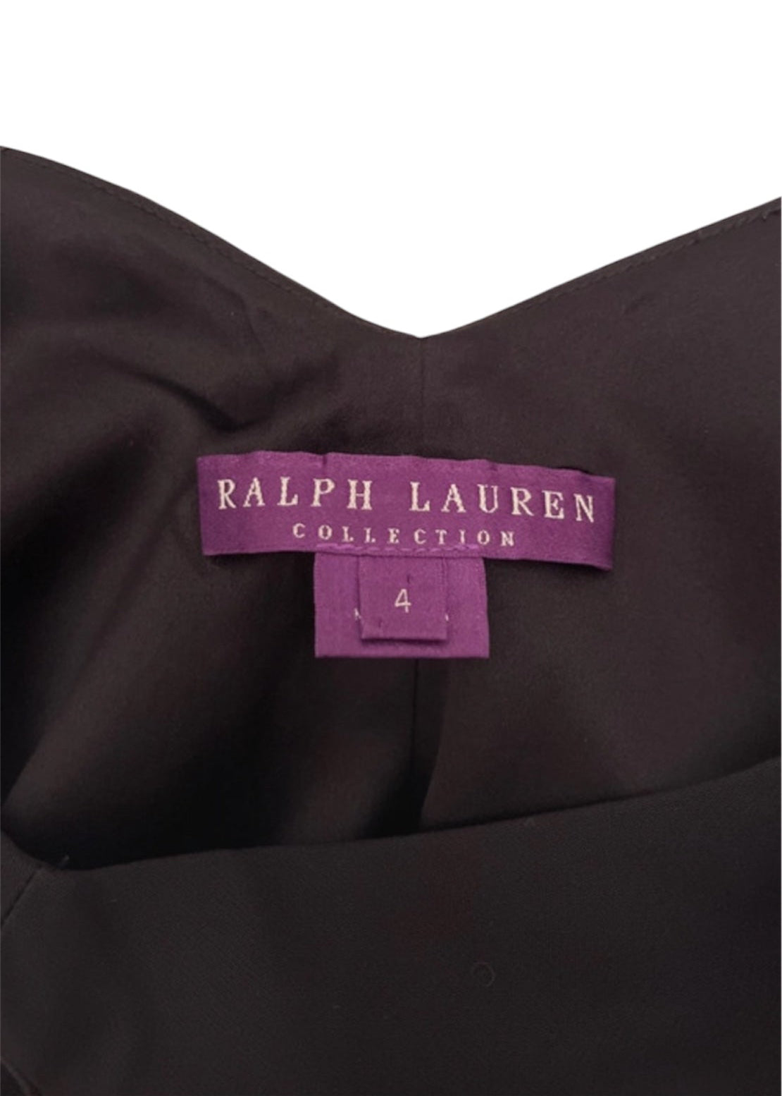 Ralph Lauren Collection Boatneck Little Black dress (US 4/M)