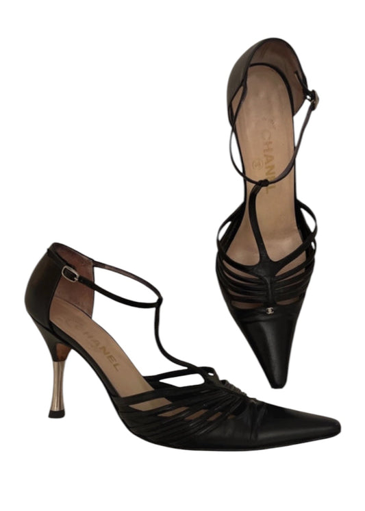Chanel T-Bar Pump (Size 39)
